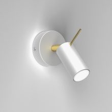 Wall lamp PRESTON GOLD/WHITE 1x mini GU10