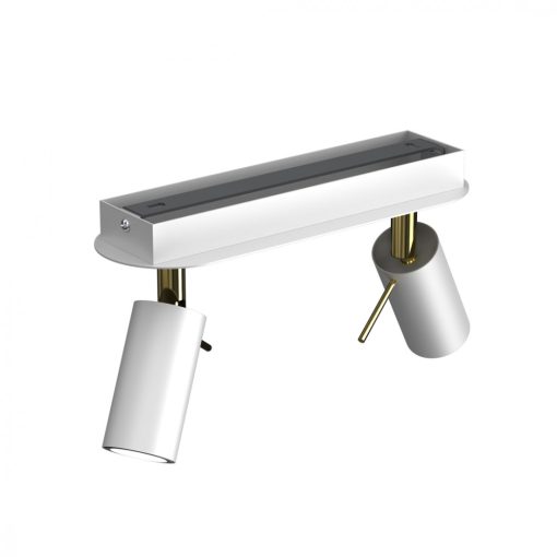 Ceiling  lamp PRESTON GOLD/WHITE 2x mini GU10