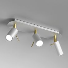 Ceiling  lamp PRESTON GOLD/WHITE 3x mini GU10