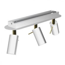 Ceiling  lamp PRESTON GOLD/WHITE 3x mini GU10