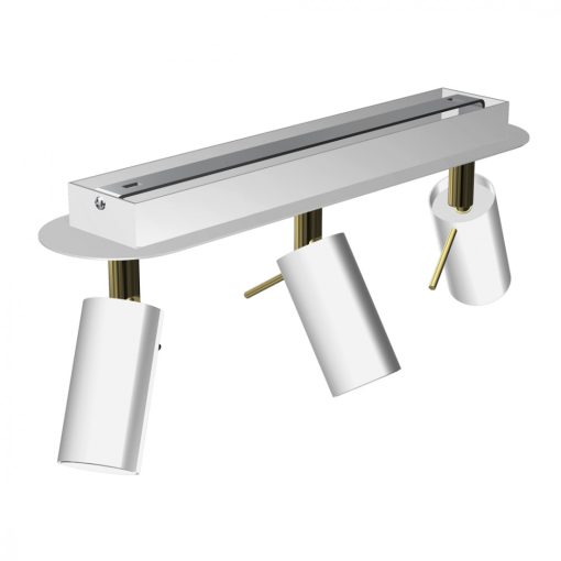 Ceiling  lamp PRESTON GOLD/WHITE 3x mini GU10