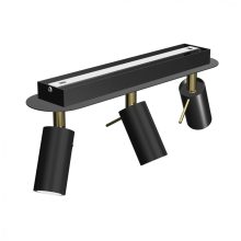 Ceiling  lamp PRESTON GOLD/BLACK 3x mini GU10