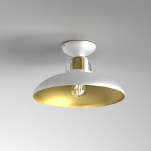 Ceiling  lamp FELIX WHITE/GOLD 1xE27