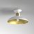 Ceiling  lamp FELIX WHITE/GOLD 1xE27