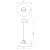 Pendant lamp FELIX WHITE/GOLD 1xE27