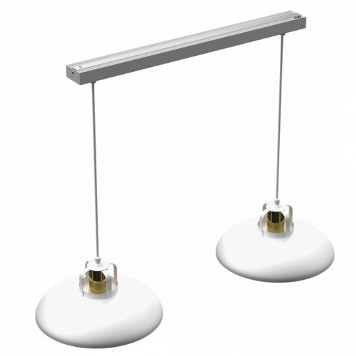 Pendant lamp FELIX WHITE/GOLD 2xE27