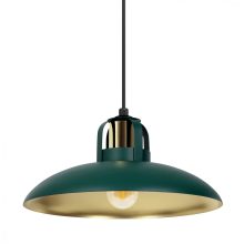 Pendant lamp FELIX GREEN/GOLD 1xE27