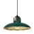 Pendant lamp FELIX GREEN/GOLD 1xE27