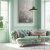 Pendant lamp FELIX GREEN/GOLD 1xE27