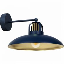 Wall lamp FELIX NAVY BLUE/GOLD 1xE27