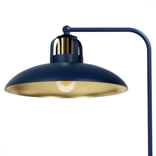 Table lamp FELIX NAVY BLUE/GOLD 1xE27