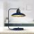 Table lamp FELIX NAVY BLUE/GOLD 1xE27