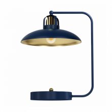 Table lamp FELIX NAVY BLUE/GOLD 1xE27