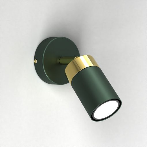 Wall lamp JOKER GREEN/GOLD 1xGU10