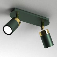 Ceiling  lamp JOKER GREEN/GOLD 2xGU10