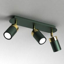 Ceiling  lamp JOKER GREEN/GOLD 3xGU10