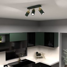 Ceiling  lamp JOKER GREEN/GOLD 3xGU10