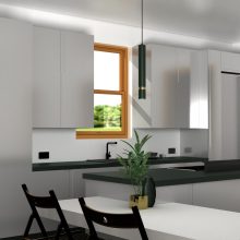 Pendant lamp JOKER GREEN/GOLD 1xGU10
