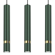 Pendant lamp JOKER GREEN/GOLD 3xGU10