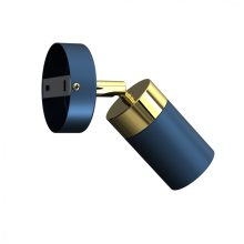 Wall lamp JOKER NAVY BLUE/GOLD 1xGU10
