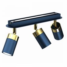 Ceiling  lamp JOKER NAVY BLUE/GOLD 3xGU10