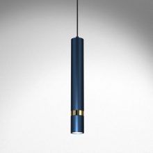 Pendant lamp JOKER NAVY BLUE/GOLD 1xGU10
