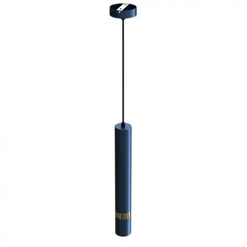 Pendant lamp JOKER NAVY BLUE/GOLD 1xGU10