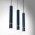 Pendant lamp JOKER NAVY BLUE/GOLD 3xGU10