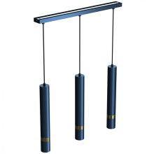 Pendant lamp JOKER NAVY BLUE/GOLD 3xGU10