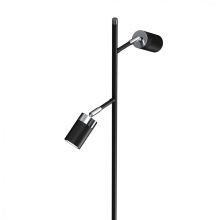 Floor lamp JOKER BLACK/CHROME 2xGU10