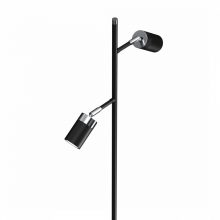 Floor lamp JOKER BLACK/CHROME 2xGU10