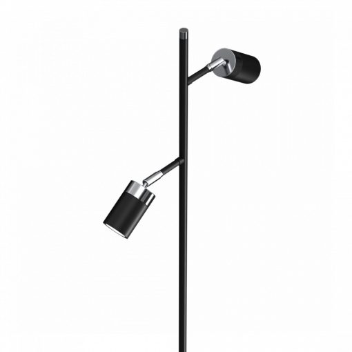 Floor lamp JOKER BLACK/CHROME 2xGU10