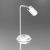 Bedside lamp JOKER WHITE/CHROME 1xGU10