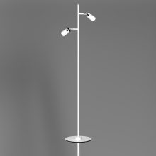 Floor lamp JOKER WHITE/CHROME 2xGU10