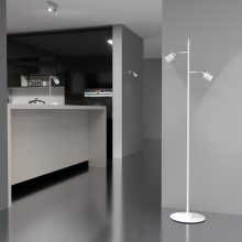 Floor lamp JOKER WHITE/CHROME 2xGU10
