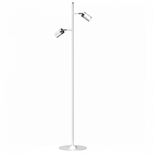 Floor lamp JOKER WHITE/CHROME 2xGU10