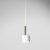 Pendant lamp ARENA WHITE/GOLD 1xGX53