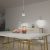 Pendant lamp ARENA WHITE/GOLD 1xGX53