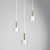 Pendant lamp ARENA WHITE/GOLD 3xGX53