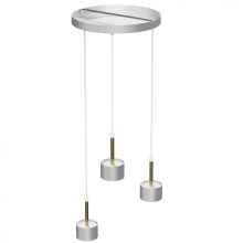 Pendant lamp ARENA WHITE/GOLD 3xGX53