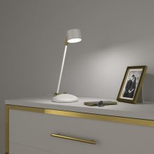 Table lamp ARENA WHITE/GOLD 1xGX53