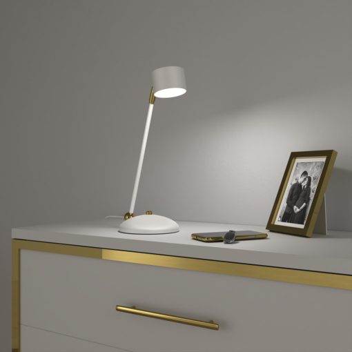 Table lamp ARENA WHITE/GOLD 1xGX53