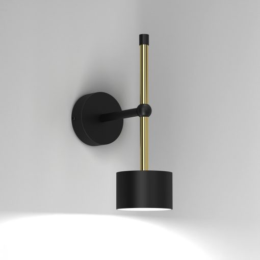 Wall lamp ARENA BLACK/GOLD 1xGX53