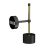 Wall lamp ARENA BLACK/GOLD 1xGX53