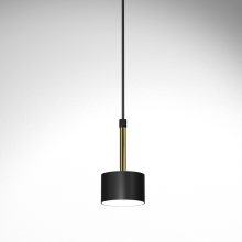 Pendant lamp ARENA BLACK/GOLD 1xGX53