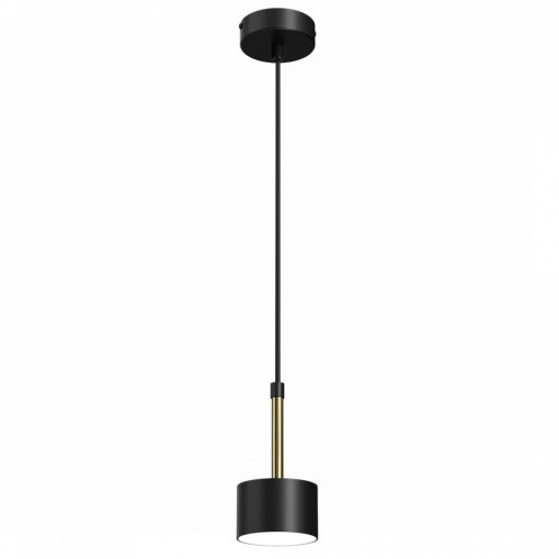 Pendant lamp ARENA BLACK/GOLD 1xGX53