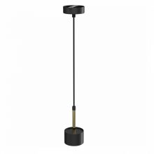 Pendant lamp ARENA BLACK/GOLD 1xGX53