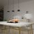Pendant lamp ARENA BLACK/GOLD 3xGX53