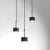 Pendant lamp ARENA BLACK/GOLD 3xGX53