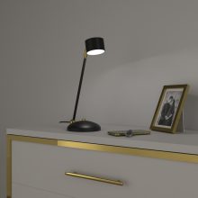 Table lamp ARENA BLACK/GOLD 1xGX53